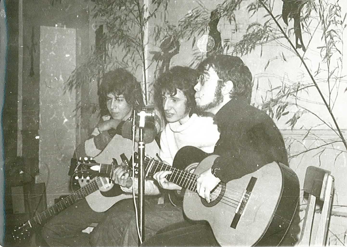 Avec les deux amis Michel Calmon et Jean Philippe Chaumont